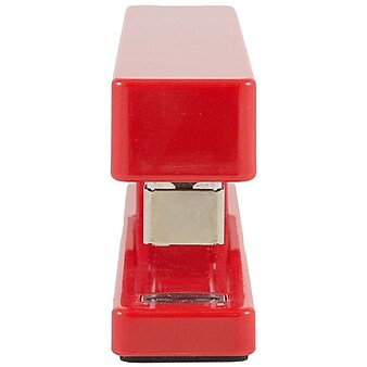 JAM Paper Modern Desk Stapler, Red (337RE)