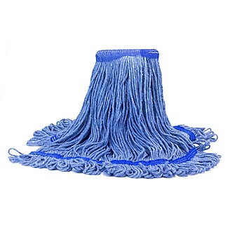 Malish 20 oz. Blue Looped-End Mop Head (53620)