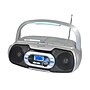 Supersonic SC-729BT Bluetooth Portable Radio, Silver (SSC729BT)~#|#~sp15117587_sc7