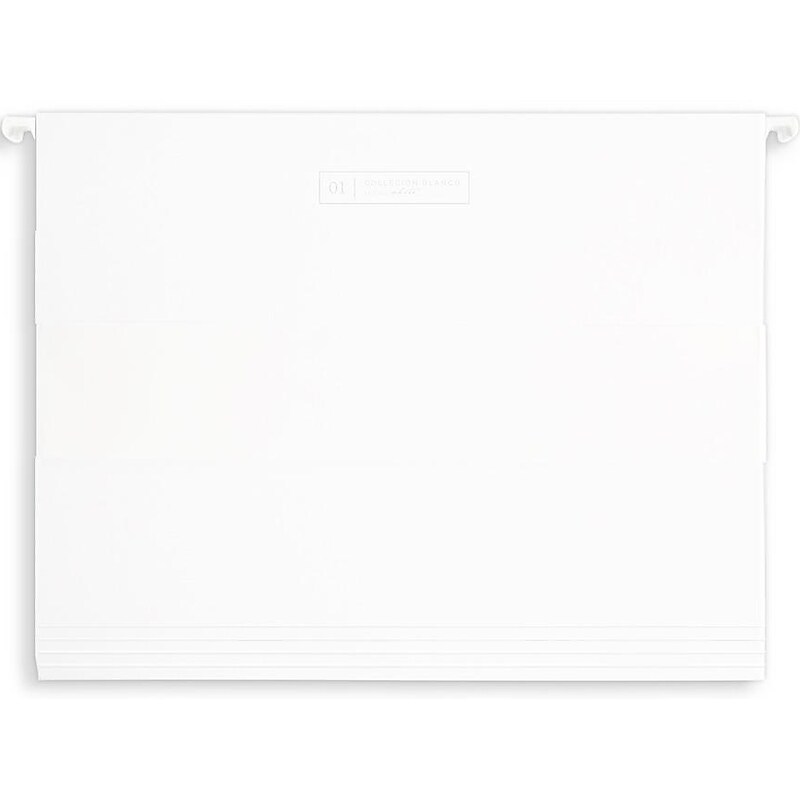Russell+Hazel Hanging File Folder, Straight Cut, Letter Size, Bright White, 10/Pack (82372) image 1