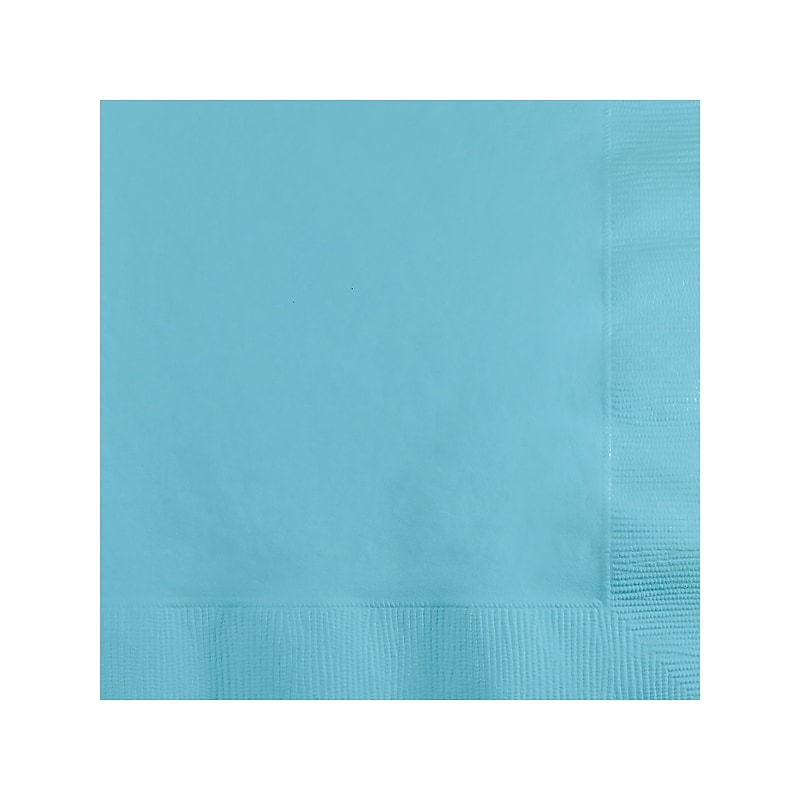 Creative Converting Touch of Color Beverage Napkin, 2-ply, Pastel Blue, 150 Napkins/Pack (DTC139179154BNP) image 1