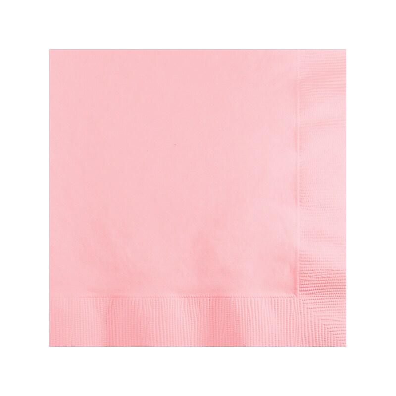 Creative Converting Touch of Color Beverage Napkin, 2-Ply, Classic Pink, 150 Napkins/Pack (DTC139190154BNP) image 1