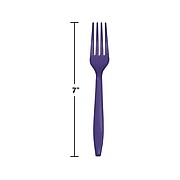 Creative Converting Touch of Color Plastic Fork, Purple, 150 Pieces/Pack (DTC010466BFRK)