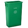 Alpine Industries Polypropylene Recycling Bin, 23 Gallon, Green  (ALP477-GRN)~#|#~sp151321745_sc7