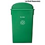 Alpine Industries Polypropylene Recycling Bin, 23 Gallon, Green  (ALP477-GRN)~#|#~sp151321751_sc7