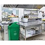 Alpine Industries Polypropylene Recycling Bin, 23 Gallon, Green  (ALP477-GRN)~#|#~sp151321752_sc7
