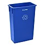 Alpine Industries Polypropylene Recycling Bin, 23 Gallon, Blue (ALP477-R-BLU)~#|#~sp151321773_sc7