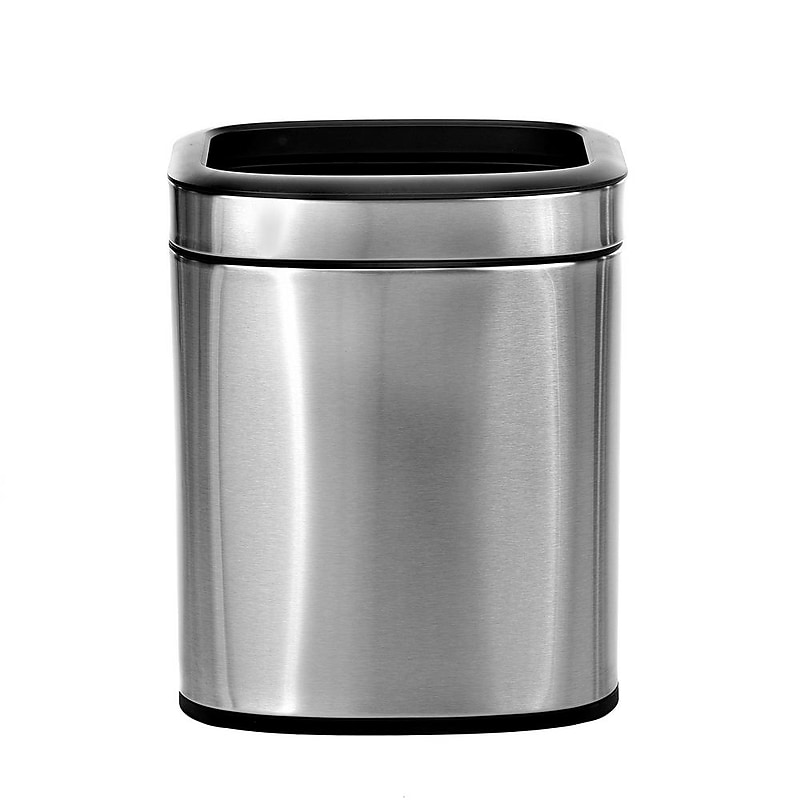 Alpine Industries Stainless Steel Trash Can with Liner, 2.6 Gallon (ALP470-10L) image 1