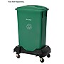 Alpine Industries Rectangular Trash Can Dolly, 200 lb. Weight Capacity, Black (477-DOLLY)~#|#~sp151321905_sc7