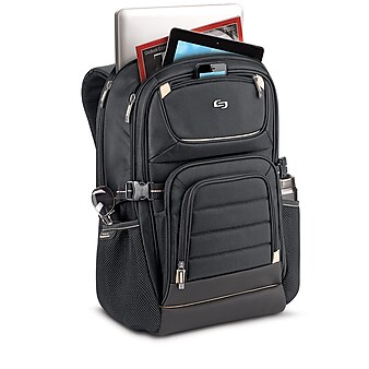 Solo New York Pro Black Mesh 17.3" Laptop Backpack (PRO742-4)