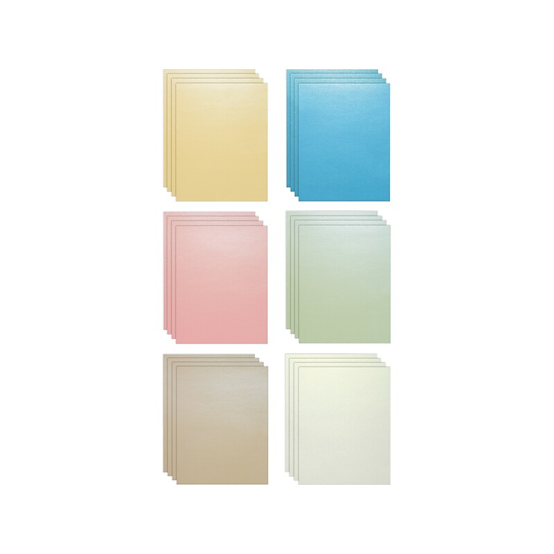 Better Office Paper, Assorted Metallic Shimmer Colors, 100/Pack (64503) image 1