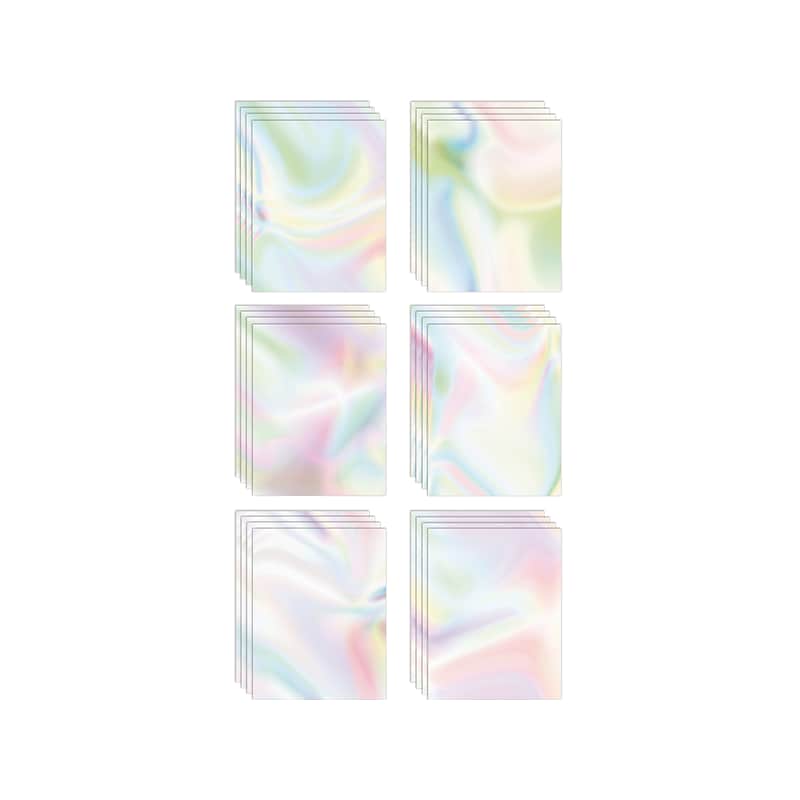Better Office Paper, Assorted Holographic Watercolor Designs, 100/Pack (64506) image 1