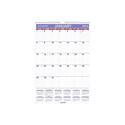 AtAGlance AY328 July 2021 15.5 x 22.75" Academic Year Wall Calendar