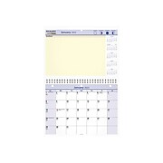 2023 AT-A-GLANCE QuickNotes 8" x 11" Monthly Desk or Wall Calendar, White/Purple/Yellow (PM50-28-23)