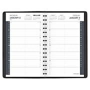 2023 AT-A-GLANCE 5" x 8" Daily Appointment Book Planner, Black (70-800-05-23)