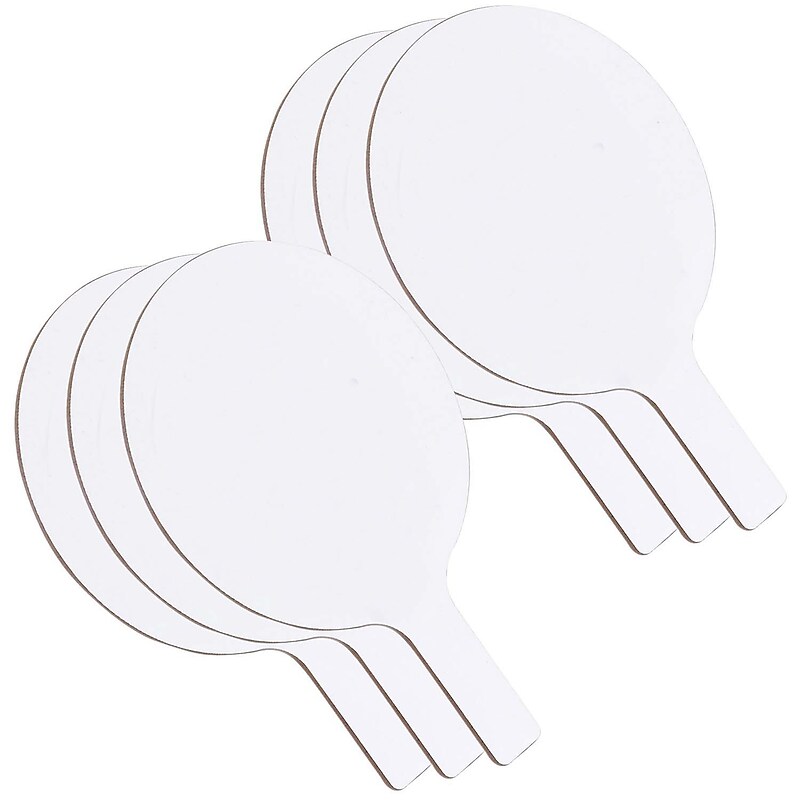 Flipside Products Oval Dry Erase Answer Paddles, 7" x 12", Pack of 6 (FLP10032-6) image 1