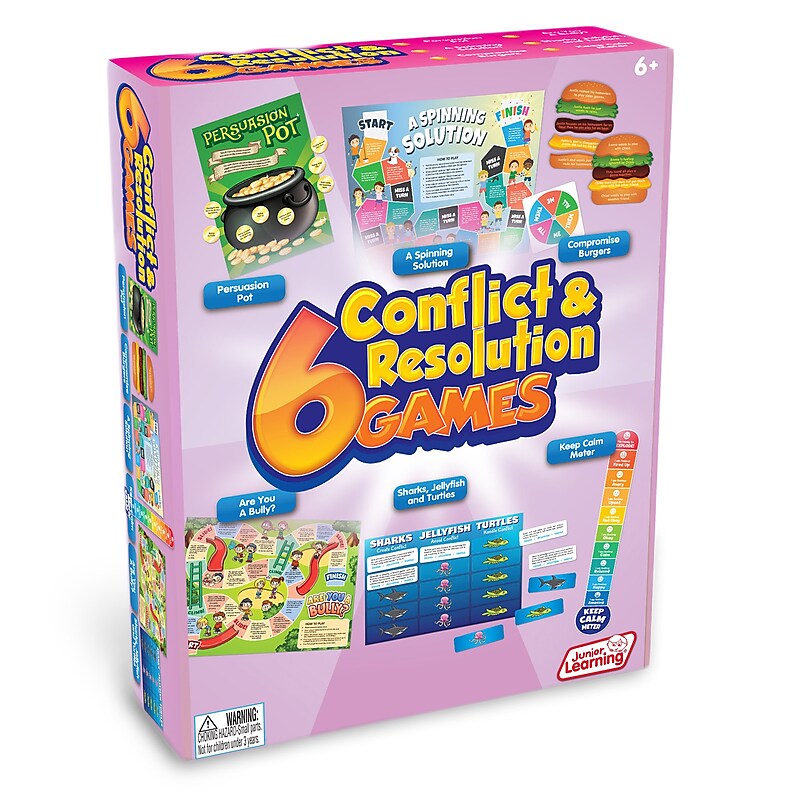 Junior Learning 6 Conflict & Resolution Games (JRL415) image 1