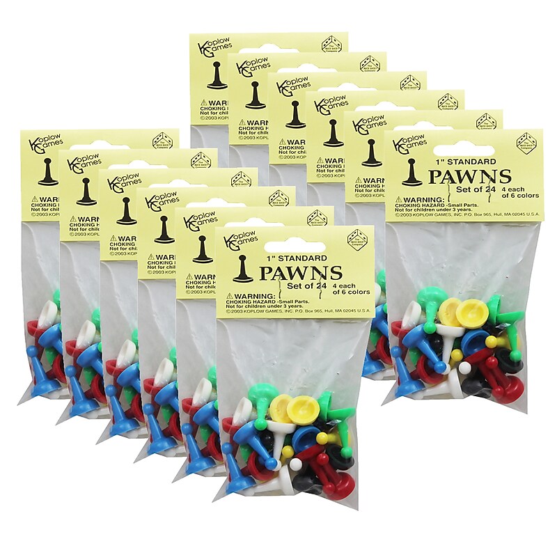 Koplow Games Pawns, 24/Pack, 12 Packs (KOP12101-12) image 1