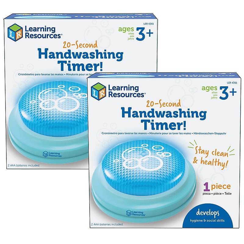 Learning Resources 20-Second Handwashing Timer (LER4361) image 1