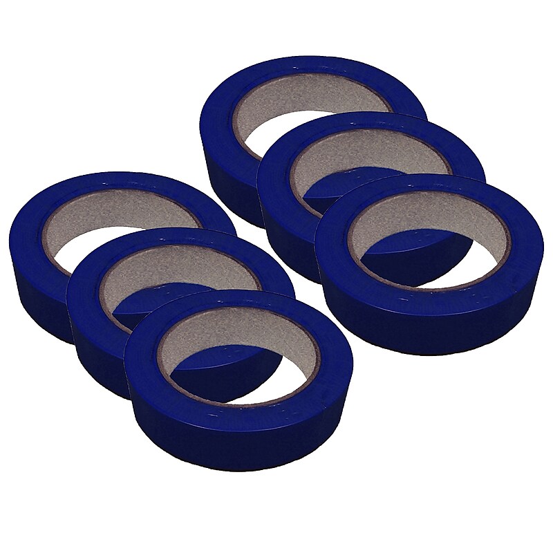 Martin Sports Floor Marking Tape, Navy, 6 Rolls (MASFT136NAVY-6) image 1