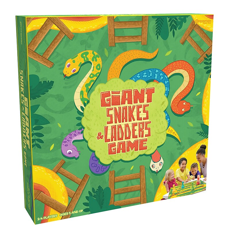 Pressman Giant Snakes & Ladders Game (PRE102506) image 1