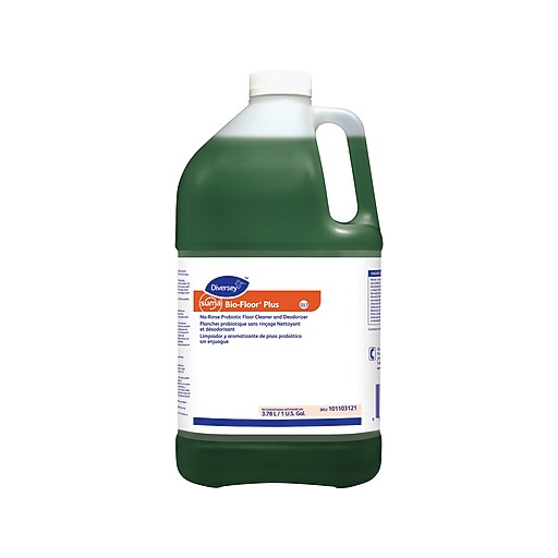 Diversey Suma BioFloor Plus Deodorizing Floor Cleaner, 1 Gal., 4/Pack