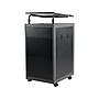 Oklahoma Sound WorkPod 41" Floor Lectern, Black/Charcoal Slate/White Nebula (TWPL1)~#|#~sp151426779_sc7