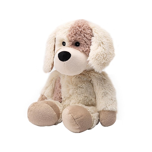 Warmies Puppy Stuffed Animal, Beige/Brown (CP-PUP-2) | Staples