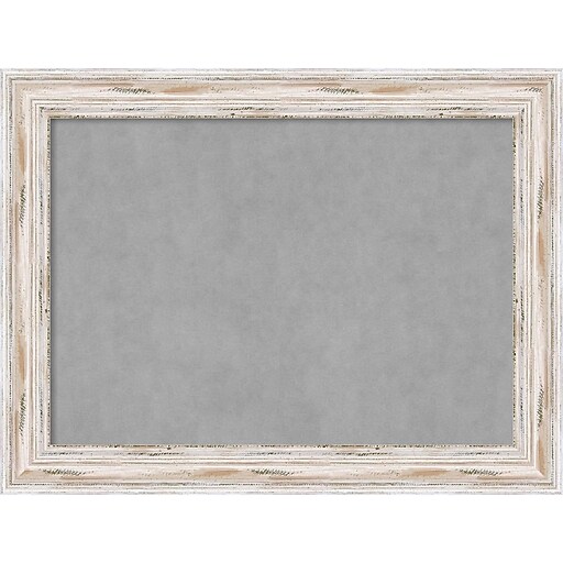 Amanti Art Framed Board Large Alexandria White Wash 33" x 25