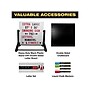 Excello Global Products Changeable Message Indoor/Outdoor Swinging Sidewalk Sign, 43.75" x 42", Black/White/Red (EGP-HD-0193-OS)~#|#~sp151515969_sc7