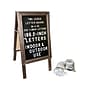 Excello Global Products Changeable Message Indoor/Outdoor Sidewalk Sign, 20" x 36", Black/Wood (EGP-HD-0084)~#|#~sp151515973_sc7