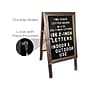 Excello Global Products Changeable Message Indoor/Outdoor Sidewalk Sign, 20" x 36", Black/Wood (EGP-HD-0084)~#|#~sp151515977_sc7