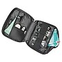 Solo New York 9" Polyester Toiletry Bag Kit, Gray (UBN260-10)~#|#~sp151515986_sc7