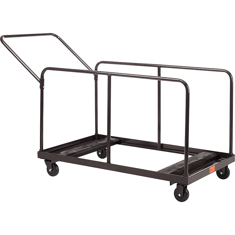 National Public Seating Dolly for Round and Rectangular Tables, 660 lb. Capacity, Brown (DYMU) image 1