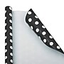 JAM Paper Wrapping Paper, 25 Sq. ft. x 30", Black with White Dots, 2/Pack (2226416992A)~#|#~sp151516411_sc7