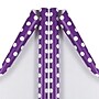 JAM Paper Wrapping Paper, 25 Sq. ft. x 30", Purple with White Dots, 2/Pack (2226416996A)~#|#~sp151516419_sc7
