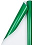 JAM Paper Wrapping Paper, 25 Sq. ft. x 30", Green, 2/Pack (165S25GRG)~#|#~sp151516509_sc7