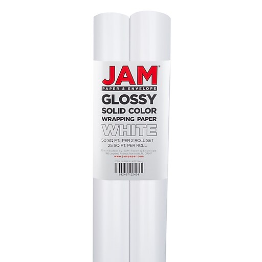 JAM Paper Wrapping Paper, 25 Sq. ft. x 30