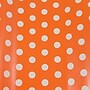 JAM Paper Wrapping Paper, 25 Sq. ft. x 30", Orange with White Polka Dots (2226416995)~#|#~sp151516555_sc7