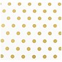 JAM Paper Wrapping Paper, 25 Sq. ft. x 30", White with Gold Foil Dots, 2/Pack (226432220A)~#|#~sp151516595_sc7