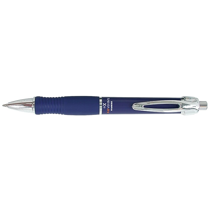 Zebra Sarasa Dry X10 Retractable Gel Pen, Medium Point, 0.7mm
