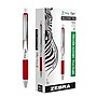 Zebra Z-Grip Flight Retractable Ballpoint Pen, Bold Point, 1.2mm, Red Ink, Dozen (21930)~#|#~sp151517605_sc7