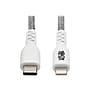 Tripp Lite Lightning USB Cable for Most Smartphones, White/Black (M102-003-HD)~#|#~sp151598307_sc7