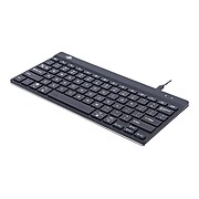 R-Go Compact Break Ergonomic Keyboard, Black (RGOCOUSWDBL)