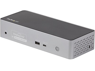 StarTech.com USB-C Dock, 4K 60Hz Quad Monitor DisplayPort & HDMI, Universal USB C Docking Station, 100W Power Delivery, USB Hub 1C/3A, GbE