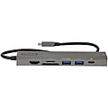 StarTech USB C Multiport Adapter for USB-C Laptop/Tablet (DKT30CHSDPD1)