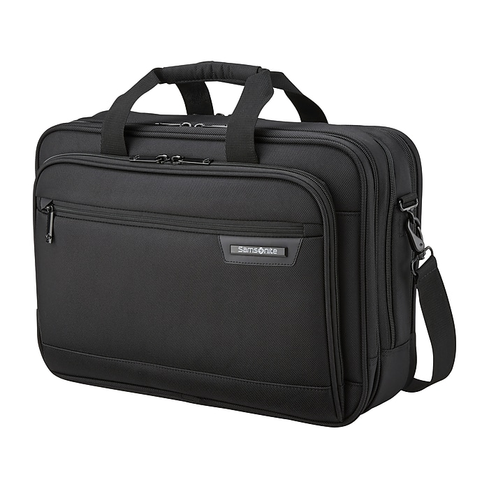 Samsonite Classic Business 2.0 Laptop Briefcase, Black Polyester (144294-1041)