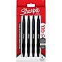 Sharpie S-Gel Metal Retractable Gel Pen, Medium Point, Black Ink, 4/Pack (2153578)~#|#~sp152196235_sc7