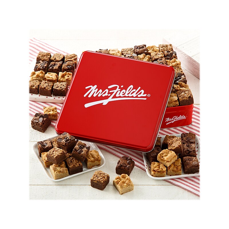 Mrs. Fields Brownie Bar Classic Tin, Assorted Flavors (ST17EV10029) image 1