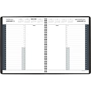 2023 AT-A-GLANCE 8.5" x 11.4" Daily Appointment Book Planner, Black (70-214-05-23)